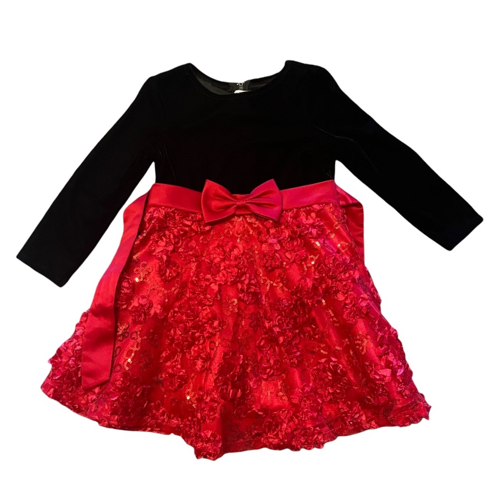 Nordstrom Girls Velvet Holiday Formal Dress